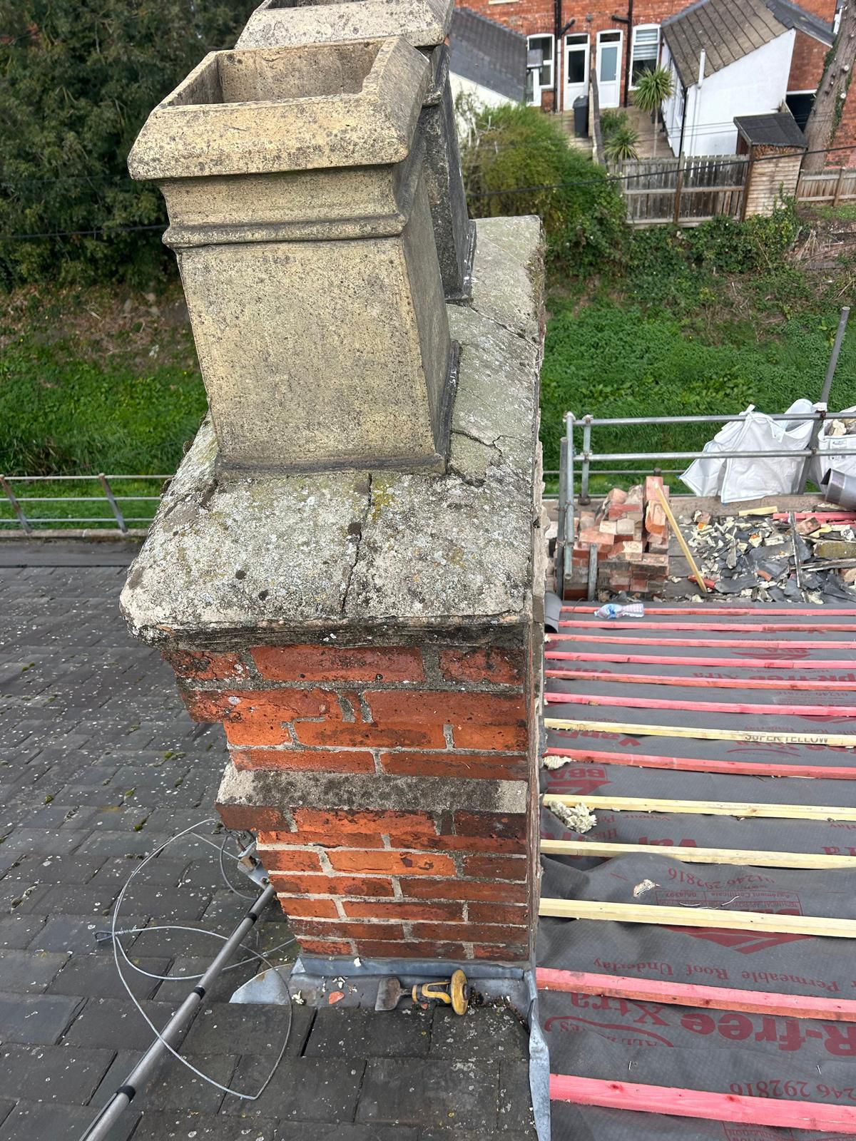 Fascia and soffit work on residential property